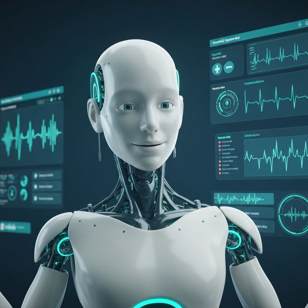 AI humanoid processing interpretability overlays